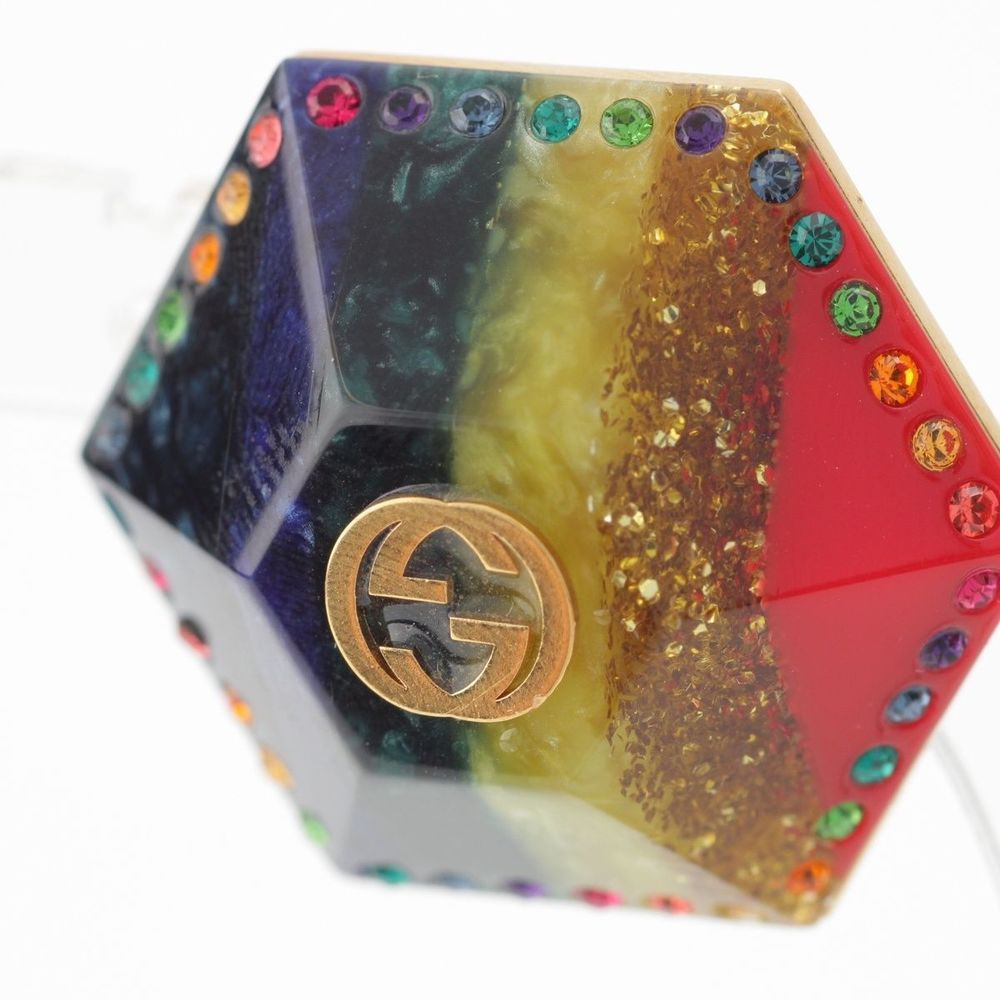 Gucci Gg Interlocking Colored Stone Earrings Acce… - image 3